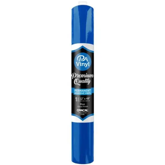 PA Vinyl Gloss Permanent Adhesive Vinyl Blue {1}