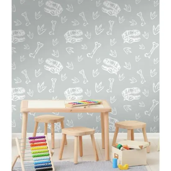 RoomMates Dinosaur Bones Peel & Stick Wallpaper {3}