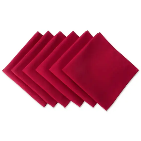 DII&reg; Fabric Napkins, 6ct. Red {1}