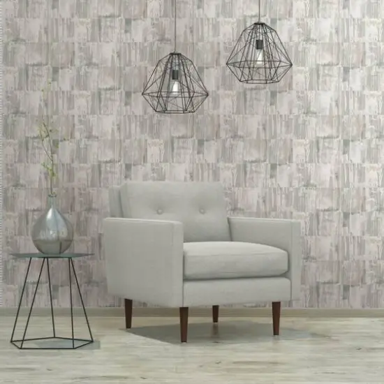 RoomMates Washout Peel & Stick Wallpaper Beige/Gray {5}