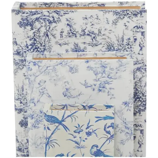 Nature & Foliage Canvas Faux Book Box Set {5}