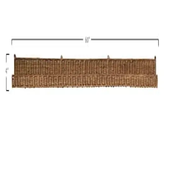 Hello Honey&reg; 5ft. Handwoven Rattan Wall Shelf {1}