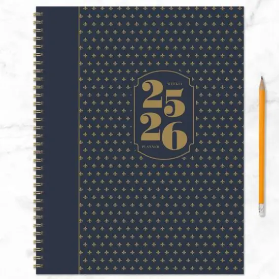 TF Publishing 2025-2026 Fleur de Lis Large Weekly/Monthly Planner {7}