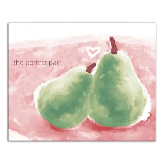 The Perfect Pair Canvas Wall Art {1}