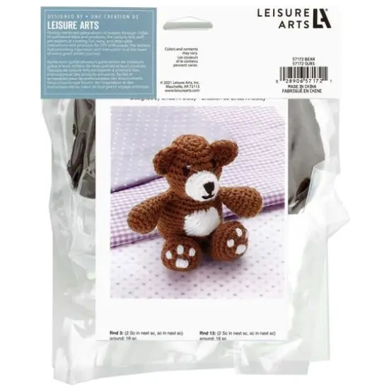 Leisure Arts&reg; Make A Little Friend Bear Kit {3}