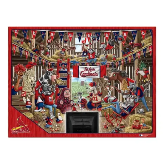 MLB Barnyard Fans 500 Piece Puzzle StLouis Cardinals {5}