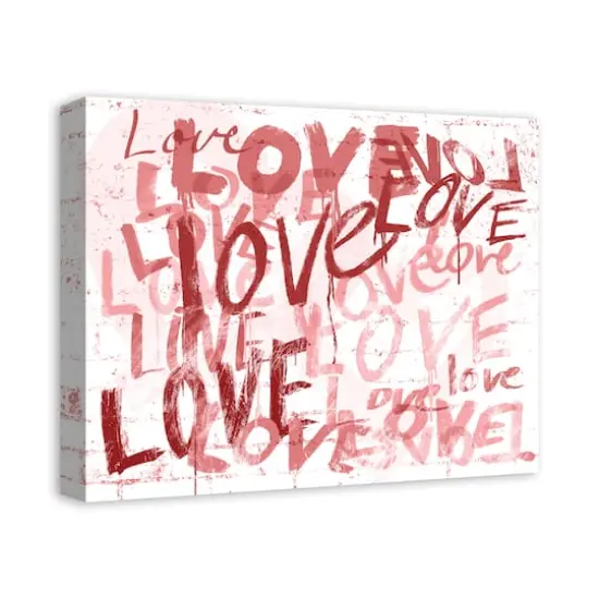 Love Graffiti Canvas Wall Art {5}