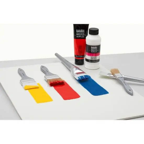 Liquitex&reg; BASICS&reg; Synthetic Hair 3 Piece Brush Set {7}