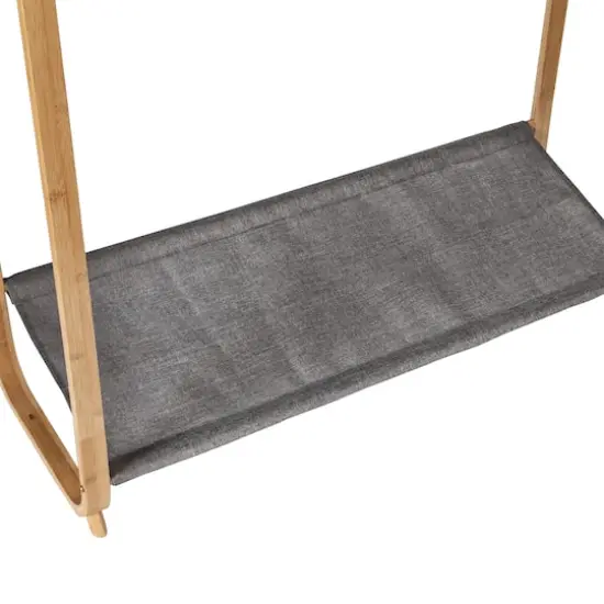 Honey Can Do Bamboo & Canvas Garment Rack {6}
