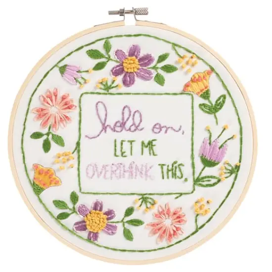 8" Overthink Embroidery Kit by Loops & Threads&reg; {1}