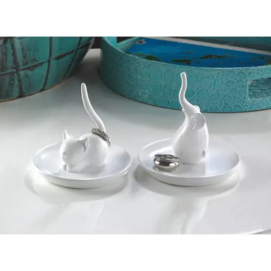 3.5" Charming Cat Ring Dish {3}