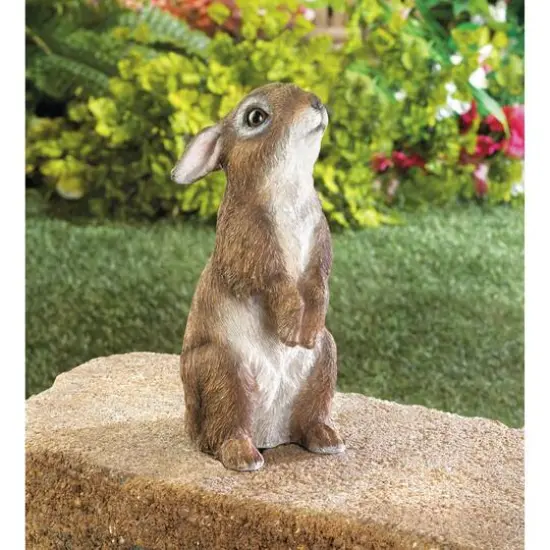 8" Standing Bunny Statue {3}