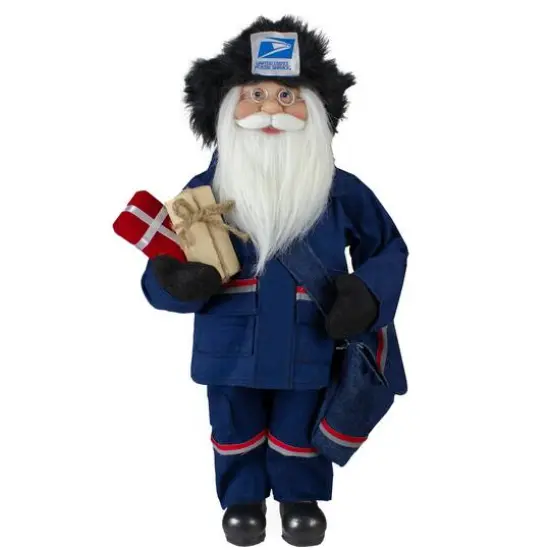 17" United States Postal Service Standing Santa Claus Figurine {1}