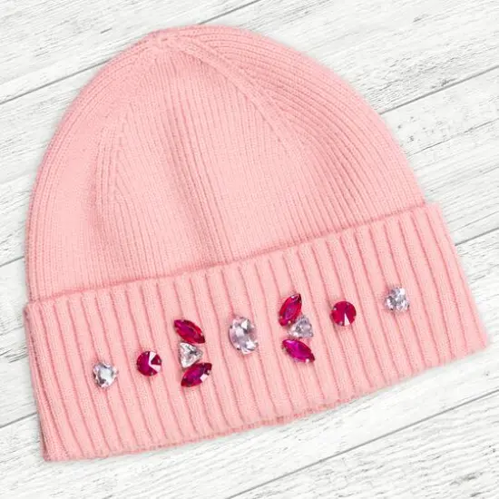 CousinDIY Silver Fuchsia Glass Sew-On Rhinestones, 48ct. {6}