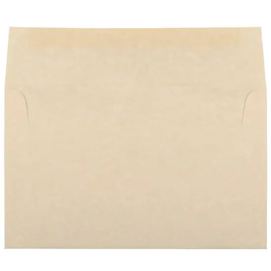 JAM Paper A10 Parchment Invitation Envelopes, 50ct. Brown {4}