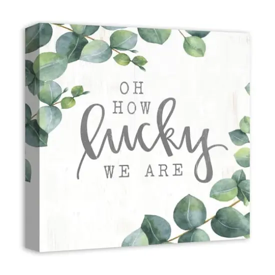 Oh How Lucky We Are Canvas Art {3}