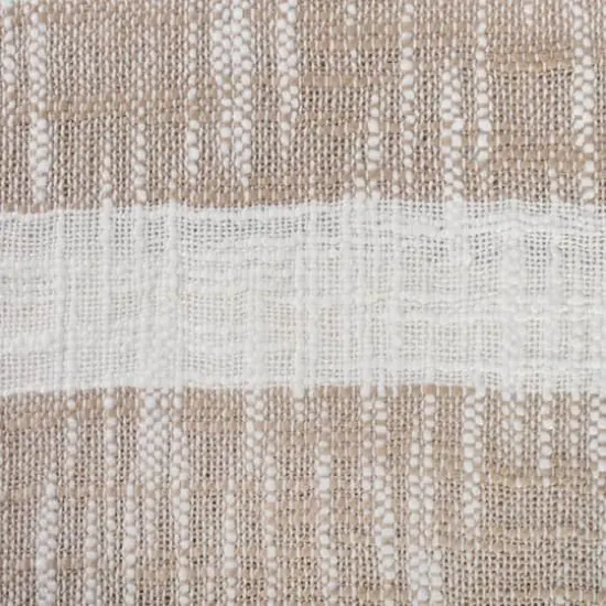 DII&reg; Taupe Slub Stripe Throw {6}