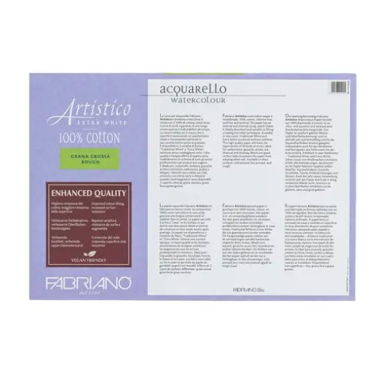 Fabriano&reg; Artistico Extra White Rough Watercolor Block {3}