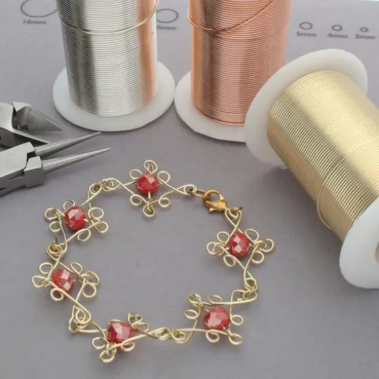 The Beadsmith&reg; Wire Elements&trade; 18 Gauge Tarnish Resistant Medium Temper Gold, Silver & Copper Wire, 12ct. {5}