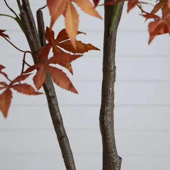 7ft. Autumn Japanese Maple Artificial Fall Tree {5}