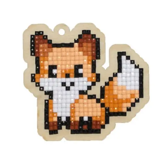 Crafting Spark Fox Ornament Diamond Painting Kit {1}