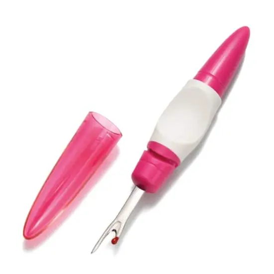 Prym&reg; Love 6" Pink Seam Ripper with Protective Cap {4}