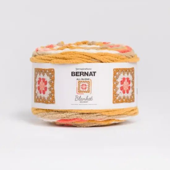 Bernat&reg; All in One&trade; Blanket Granny&trade; Yarn Solar Shimmer {4}