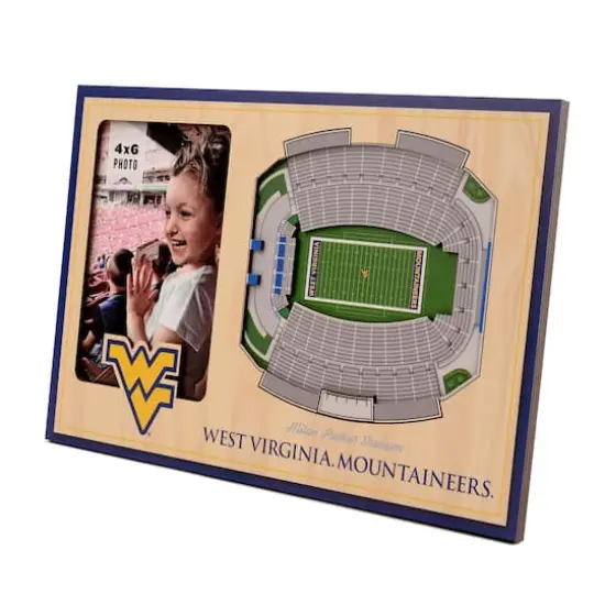 College Football 3D StadiumViews Picture Frame West Virginia Mountaineers {1}