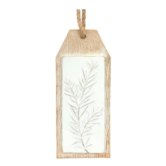6ct. 7" Pine Branch Tag Ornaments {3}