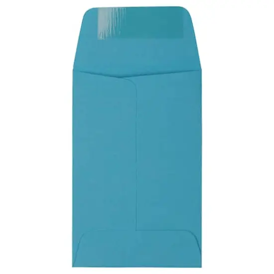 JAM Paper 2.25" x 3.5" Coin Envelopes, 50ct. Blue {4}
