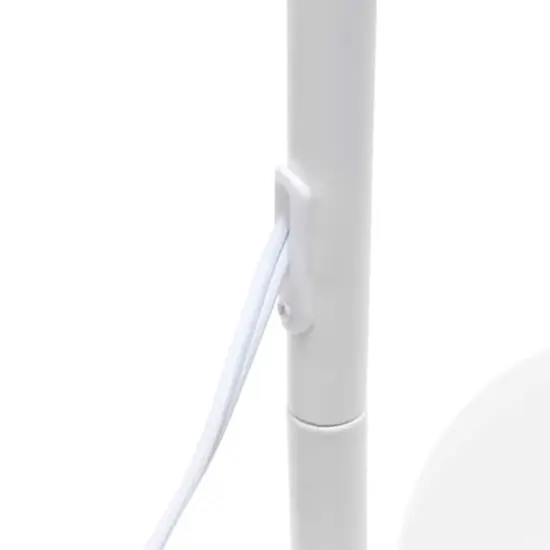 Simple Designs 63" Antique-Style Iron Lantern Floor Lamp White {10}