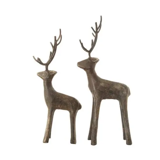 Hello Honey&reg; 13.5" Cast Iron Standing Deer {4}
