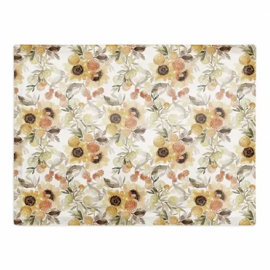Fall Sunflowers Poly Twill Placemat {1}