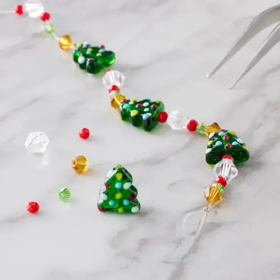 Christmas Tree Lampwork Glass Bead Mix by Bead Landing&trade; {3}