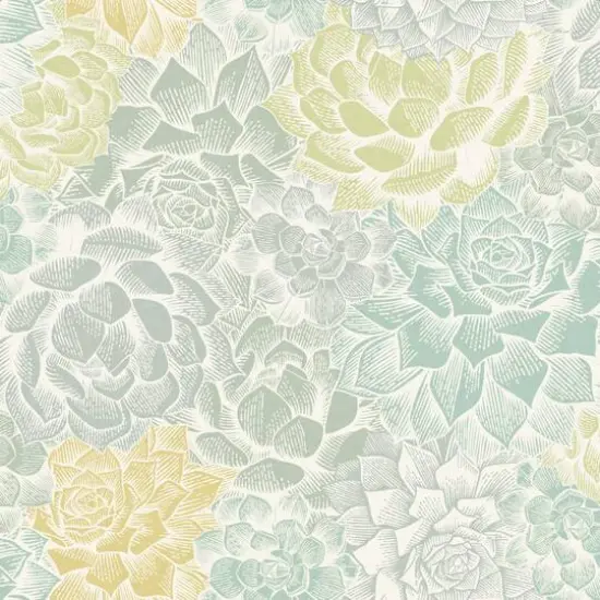 RoomMates Mr. Kate Succulent Plant Peel & Stick Wallpaper {1}