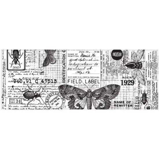 Tim Holtz&reg; Idea-Ology&reg; Entomology Collage Paper Roll, 6" x 6yd. {3}