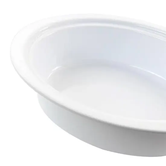 Gibson Elite&reg; 2qt. White Ceramic Casserole with Glass Lid {4}
