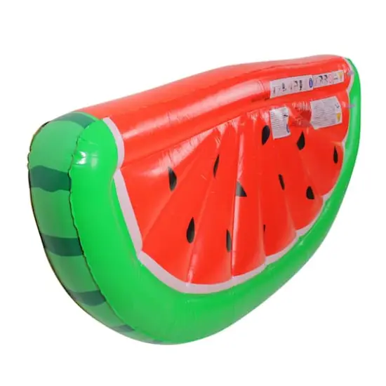 5.5ft. Jumbo Watermelon Slice Inflatable Lounge Pool Float {3}