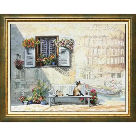 BT-521C Journey Along Italy Embellished Stitch Kit {1}