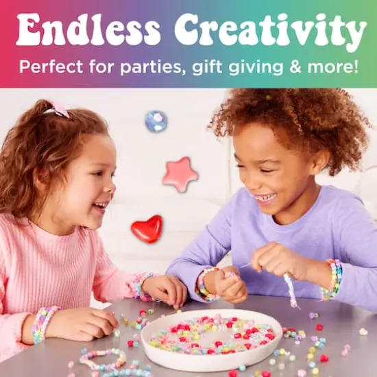 Creativity for Kids&reg; Rainbow Bead Jewelry Jar {6}