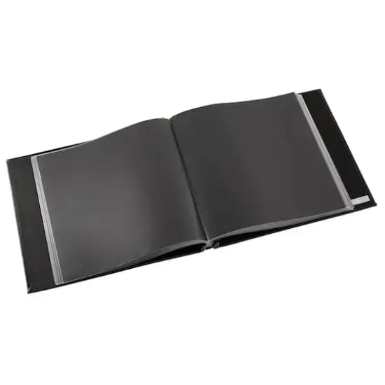 Black Mega Faux Leather Scrapbookby Recollections&reg; {4}