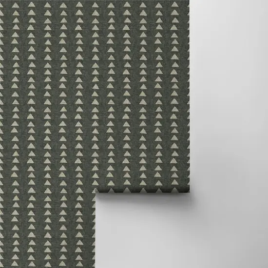 Surface Style Nomadic Triangle Peel & Stick Wallpaper Ebony {9}