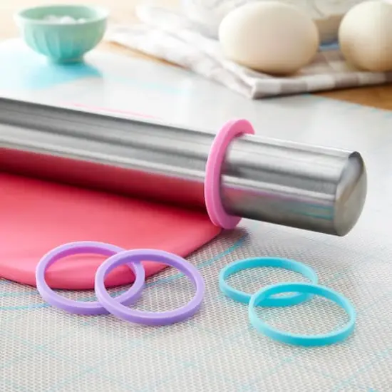 Fondant Silicone Rolling Pin Guide Ring Set by Celebrate It&reg; {3}