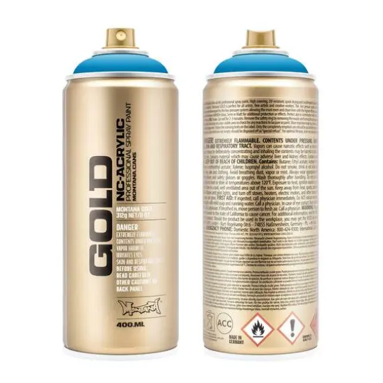 Montana&trade; Gold Acrylic Professional Spray Paint G5050 Sky Blue {1}