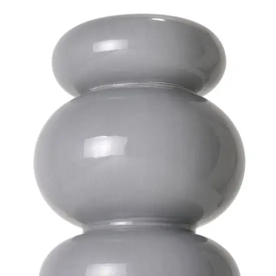 American Art Decor Cool Grey Cairns Glass Vase Set {5}