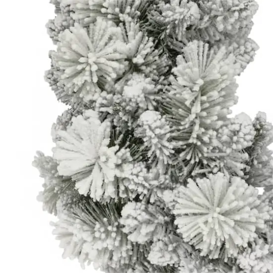 20ft. Flocked Spruce Garland {5}