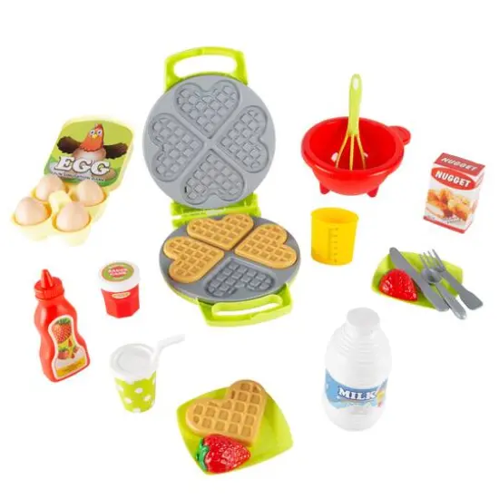 Toy Time Kids Toy Waffle Iron Set With Music & Lights {1}