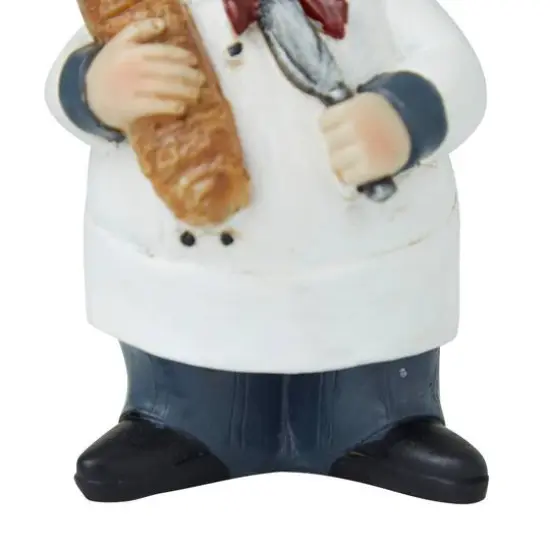 Set of 3" White Polystone Traditional Sculpture, 5" x 3" x 2" {9}