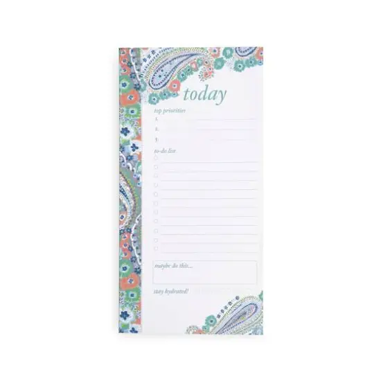 Vera Bradley&reg; Citrus Paisley Daily Planner List Pad {1}