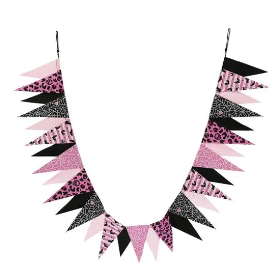 6ft. Pink Halloween Flag Garland by Ashland&reg; {1}